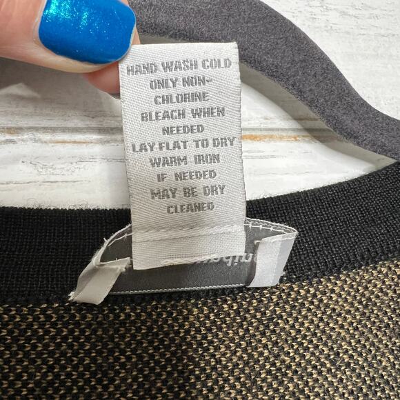 Soft Surroundings Wool Blend Knit Shawl Sweater Size Medium - Picture 4 of 7